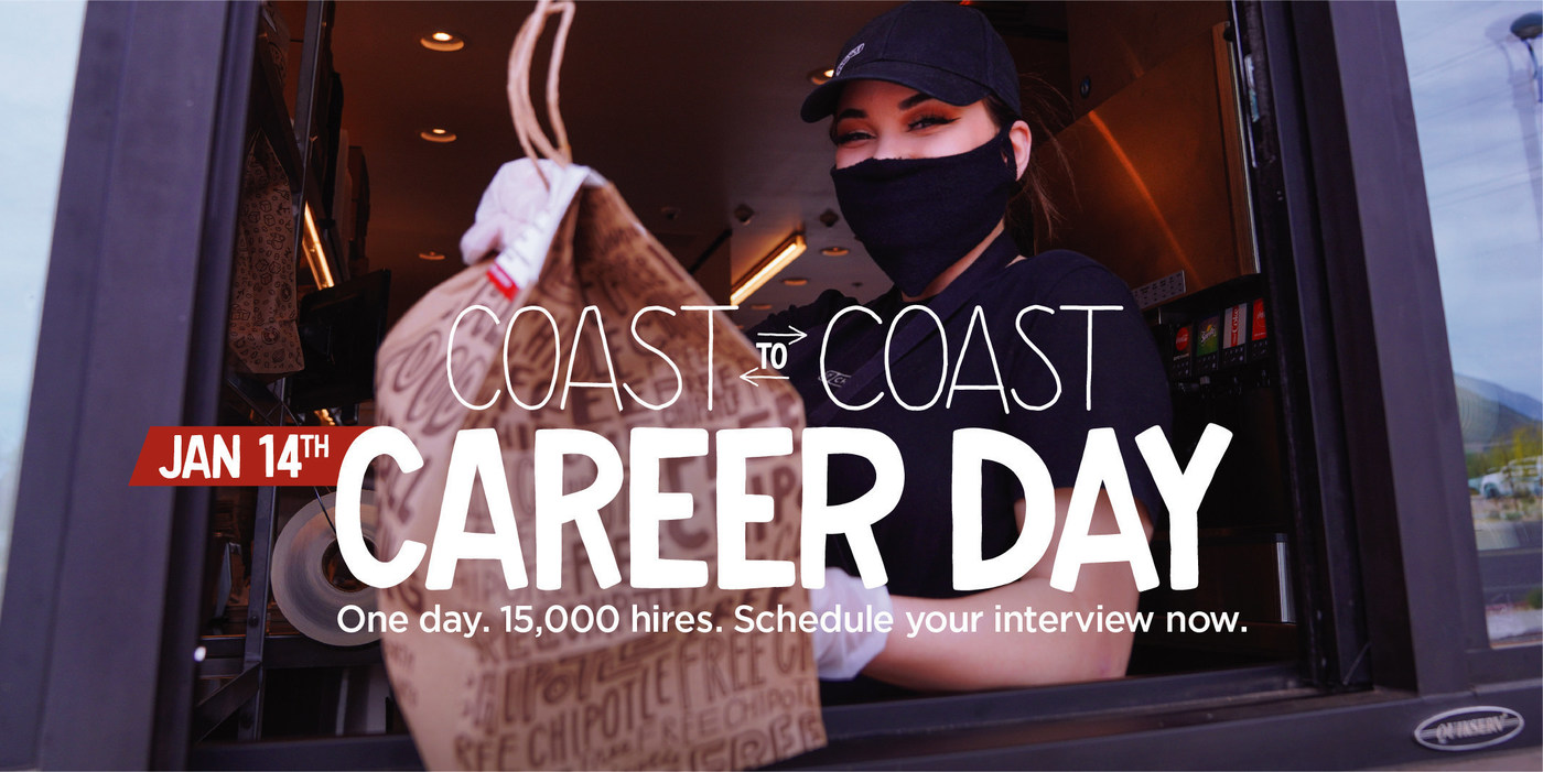 Chipotle To Fill 15,000 Jobs Via National Career Day Jan 14th Jobstories