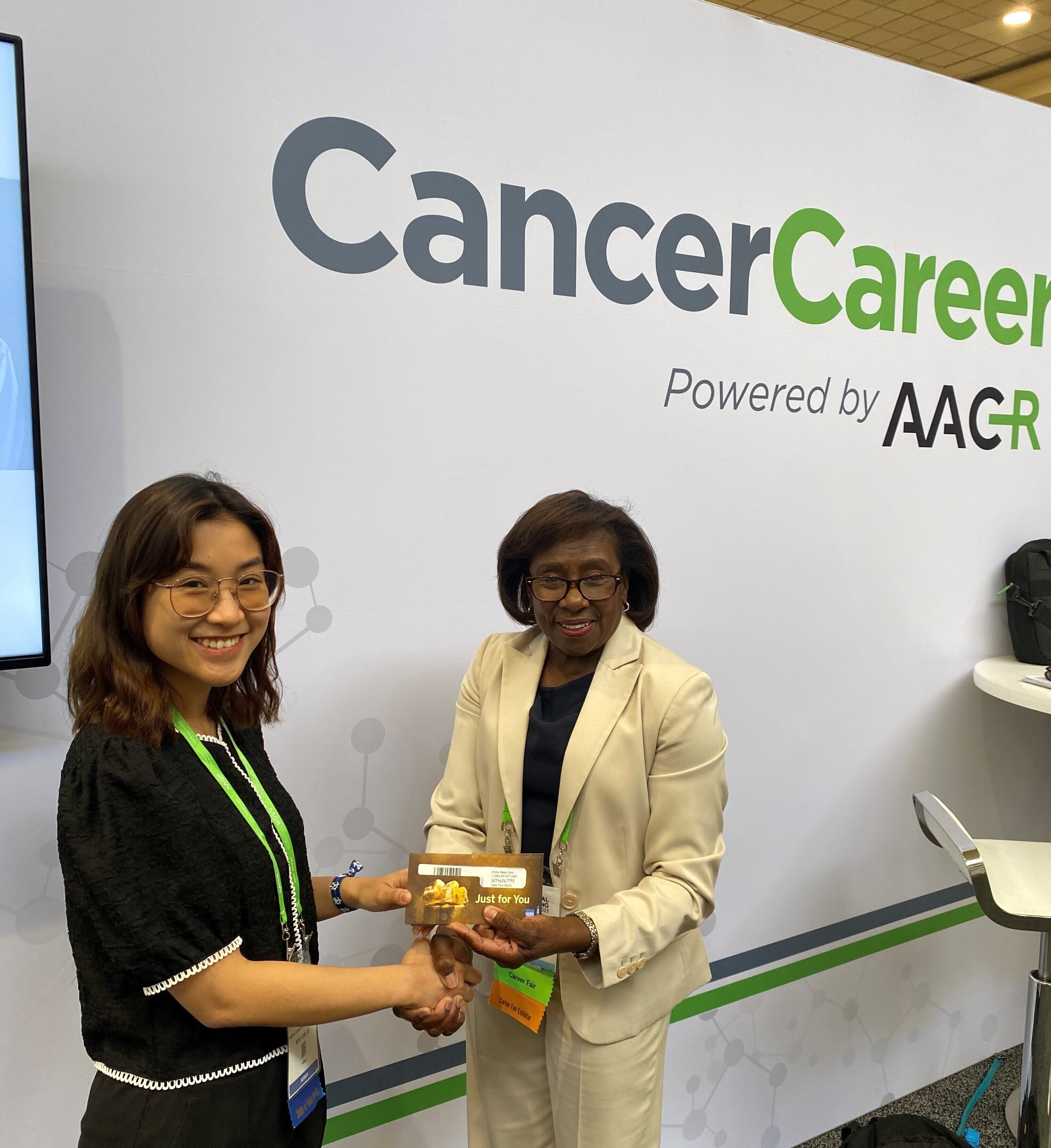 Congratulations to the winner of an AMEX gift card | CancerCareers.org, image size:3024x3305